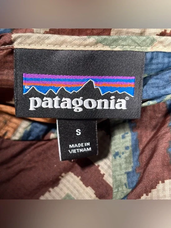 Patagonia Houdini Jacket Women’s Small Thriving Planet Hooded Lightweight - Picture 8 of 11